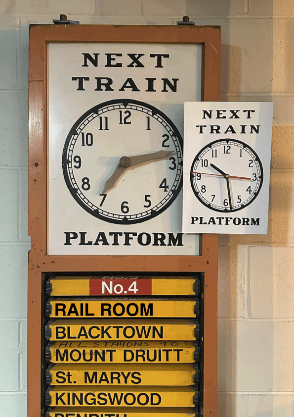 Clock - Next Train
